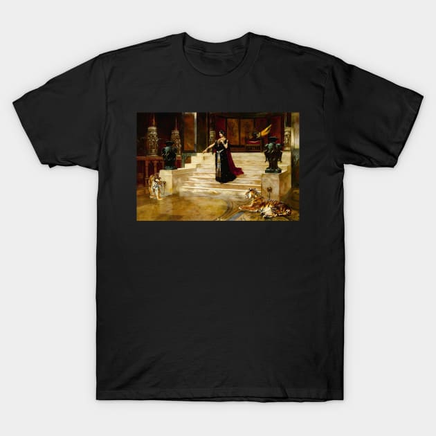 Salome and the Tigers by Rudolf Ernst T-Shirt by academic-art